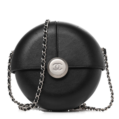 Chanel Lambskin Evening In the Air Bag Black 1 of 8