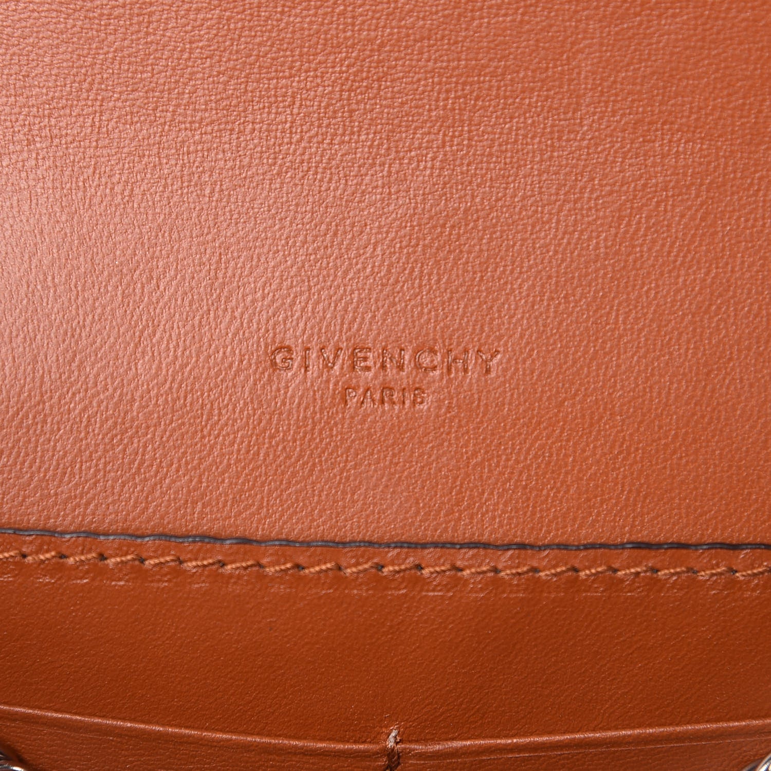 Givenchy Lambskin Emblem Chain Wallet Cyclamen 6 of 12