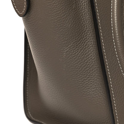 Celine Drummed Calfskin Micro Luggage Souris 11 of 11