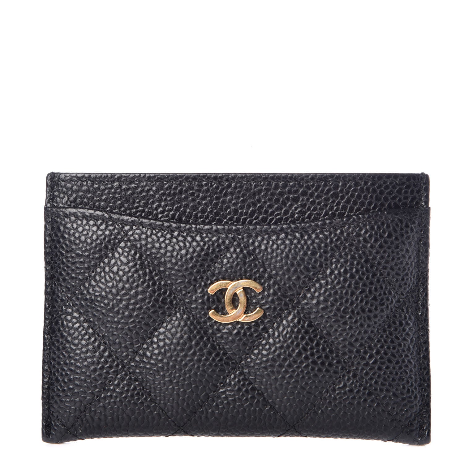 Chanel Caviar Quilted Card Holder Black 1 of 9