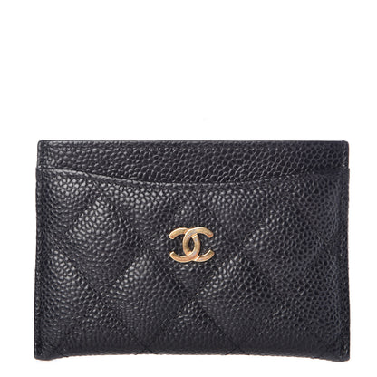 Chanel Caviar Quilted Card Holder Black 1 of 9