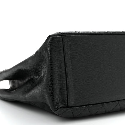 Chanel Caviar Quilted Grand Shopping Tote GST Black 9 of 11