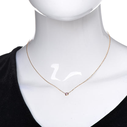 Cartier 18K Pink Gold Pink Sapphire D'Amour Pendant Necklace 2 of 6