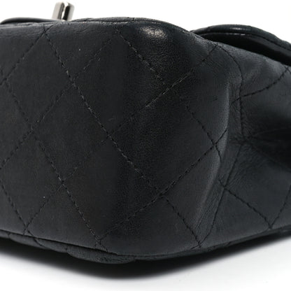 Chanel Lambskin Quilted Mini Square Flap Black 10 of 10