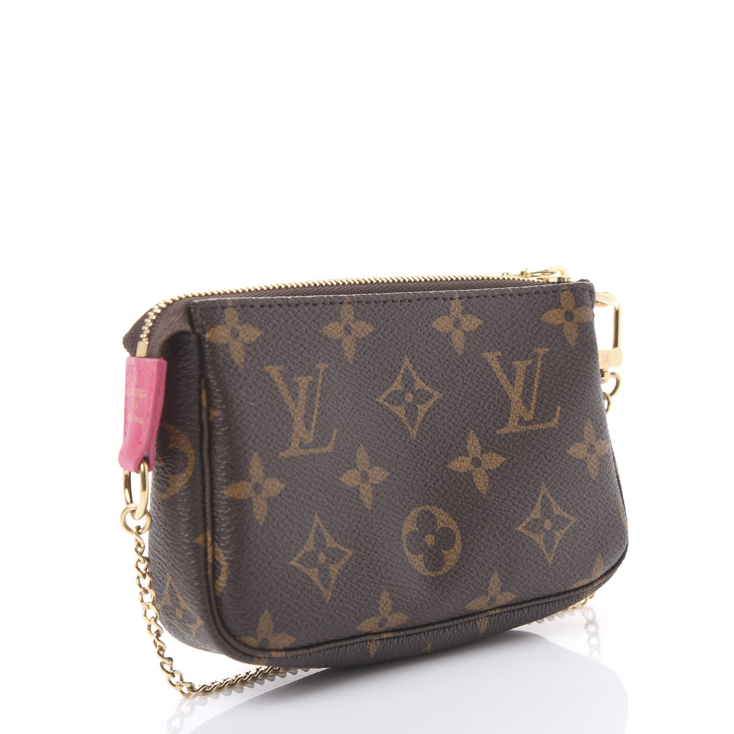 Monogram 2019 Christmas Animation Mini Courchevel Pochette Accessories Fuchsia