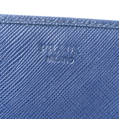 Prada Saffiano Metal Oro Chain Wallet Bleuette 7 of 12