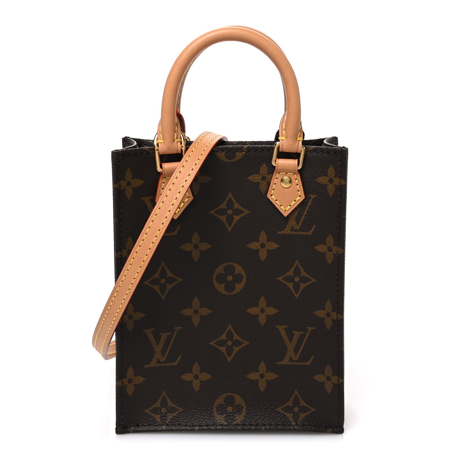 Louis Vuitton Monogram Petit Sac Plat 1 of 10