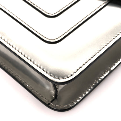 Bulgari Metallic Calfskin Small Serpenti Forever Snake Strap Crossbody Bag Silver 11 of 11