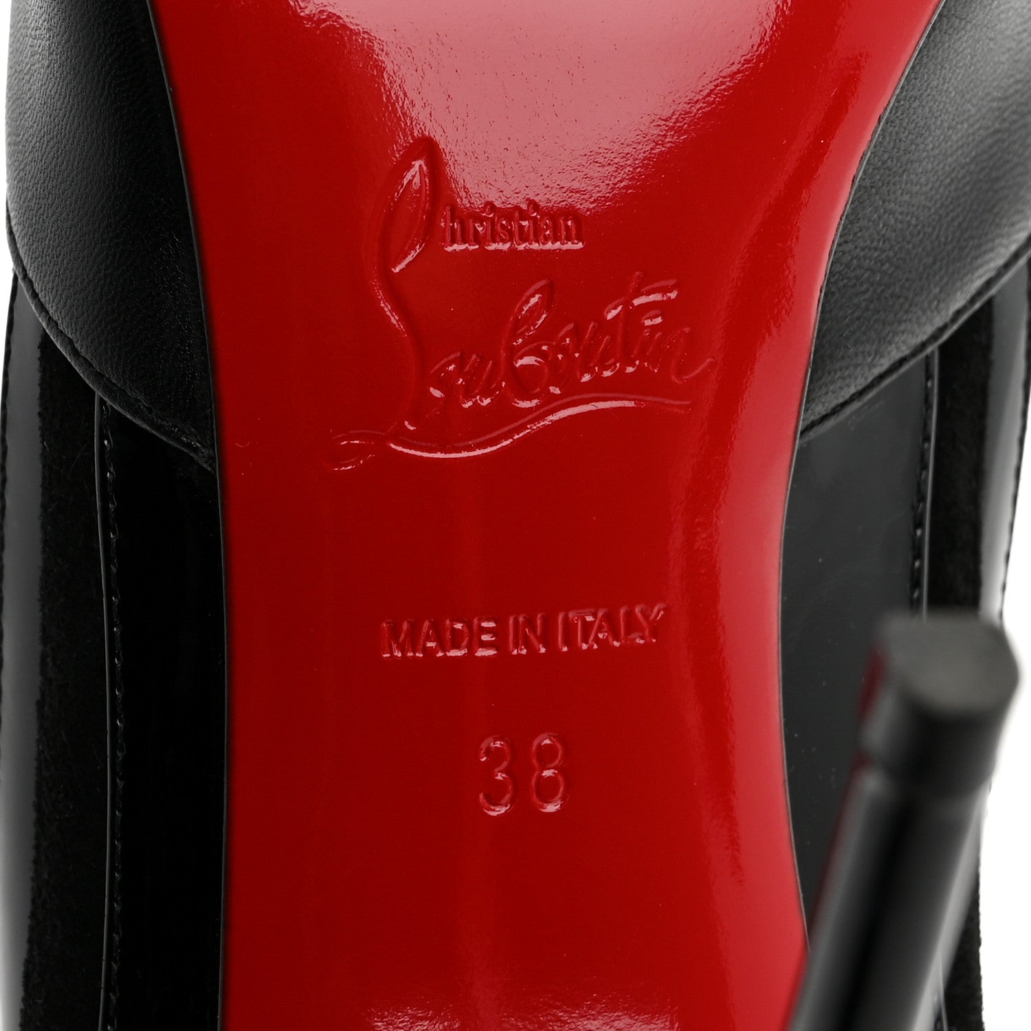 Christian Louboutin Kid Patent Super Pump 100 Pumps 38 Black 8 of 12
