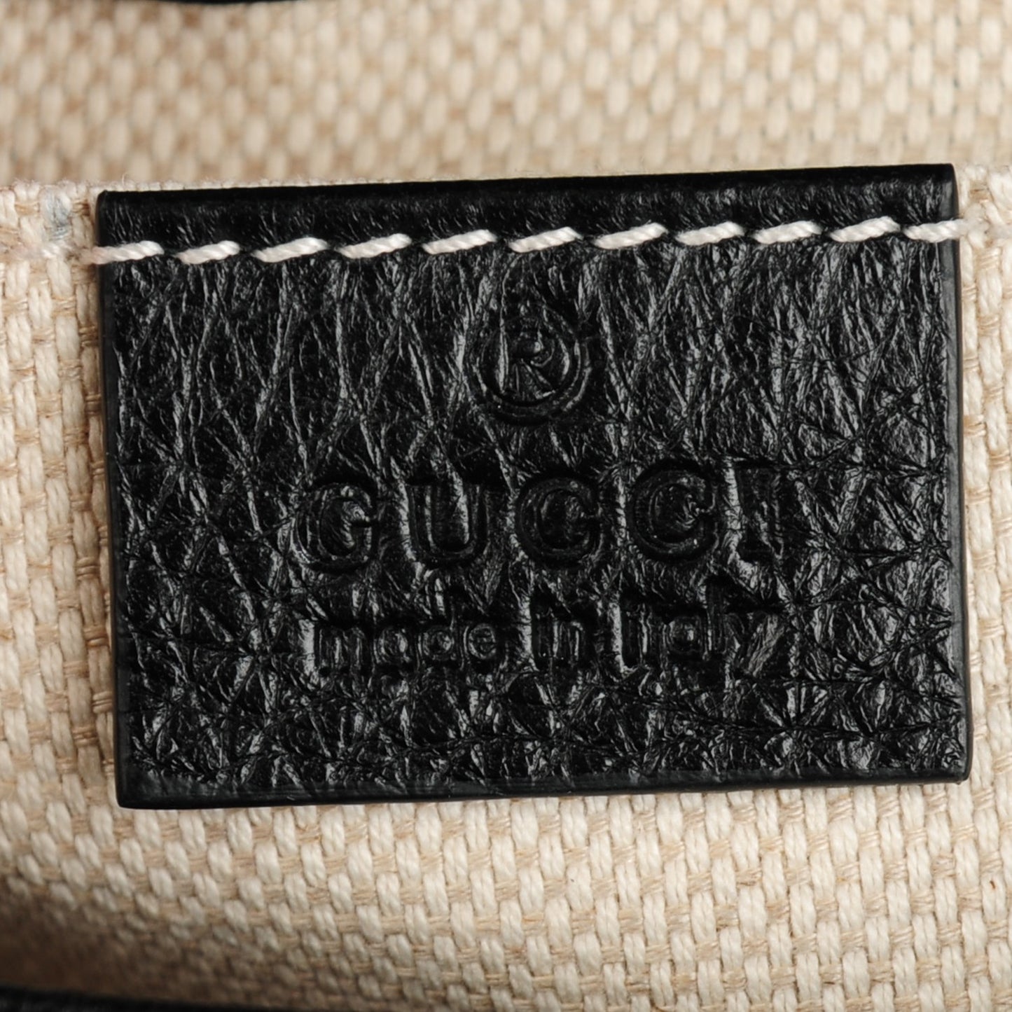 Pebbled Calfskin Small Soho Flap Crossbody Black