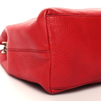 Gucci Cellarius Calfskin Medium Soho Chain Shoulder Bag Vibrant Red 9 of 10