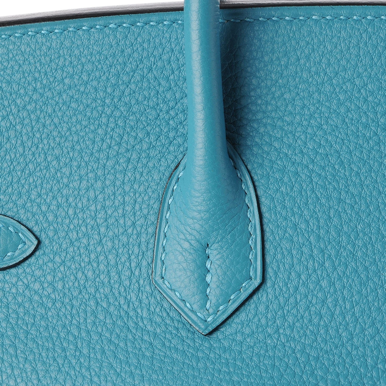 Hermes Togo Birkin 25 Turquoise 27 of 31