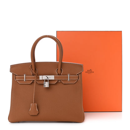 Hermes Togo Birkin 30 Gold 11 of 13