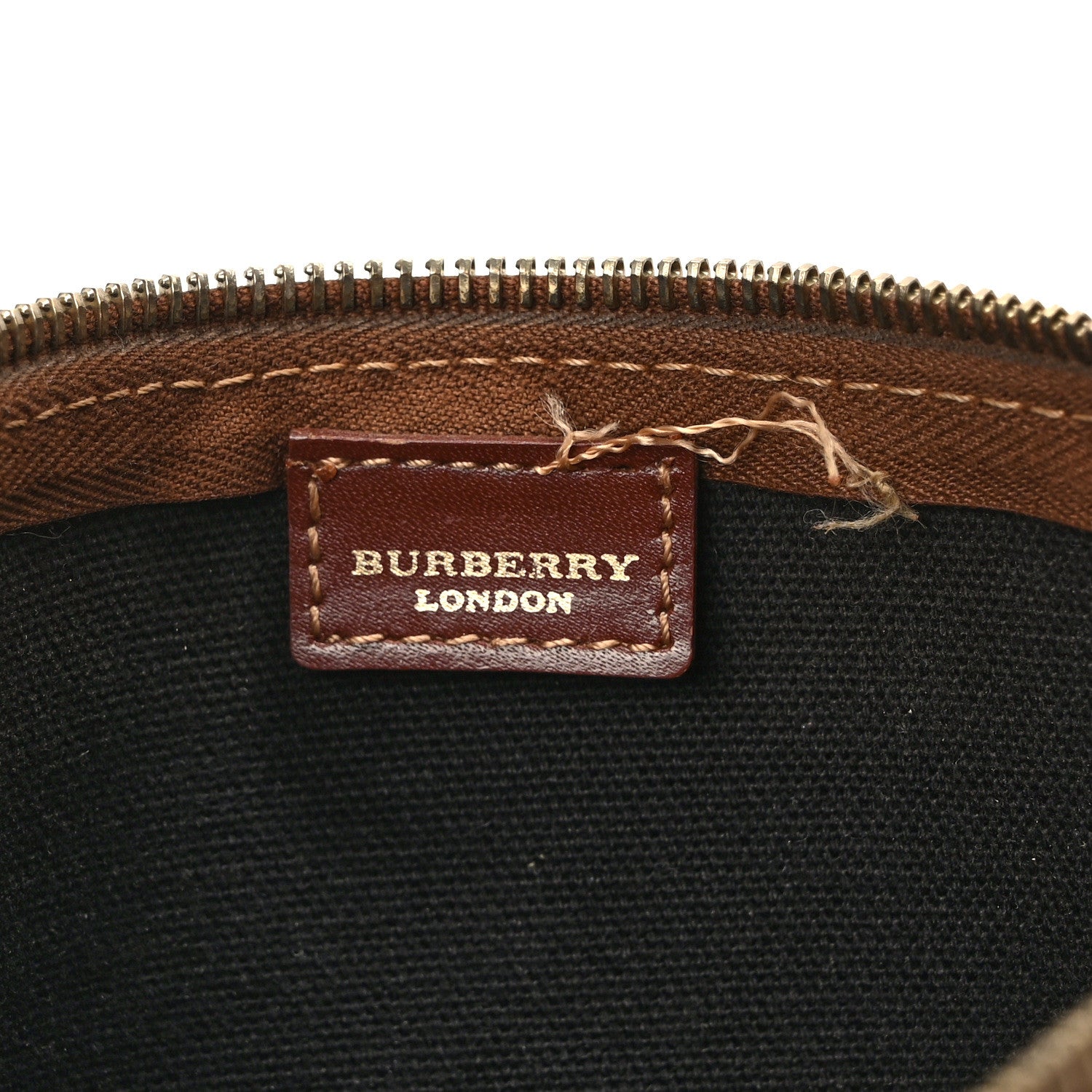 Burberry Haymarket Check Pochette Chocolate 6 of 13