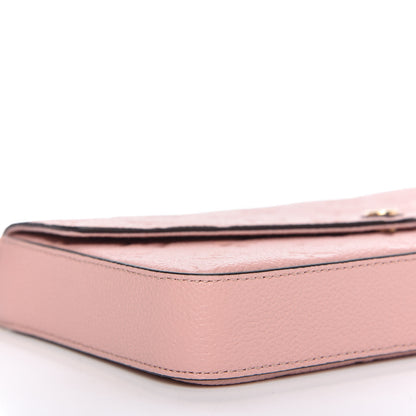 Louis Vuitton Empreinte Pochette Felicie Chain Wallet Rose Poudre 7 of 11