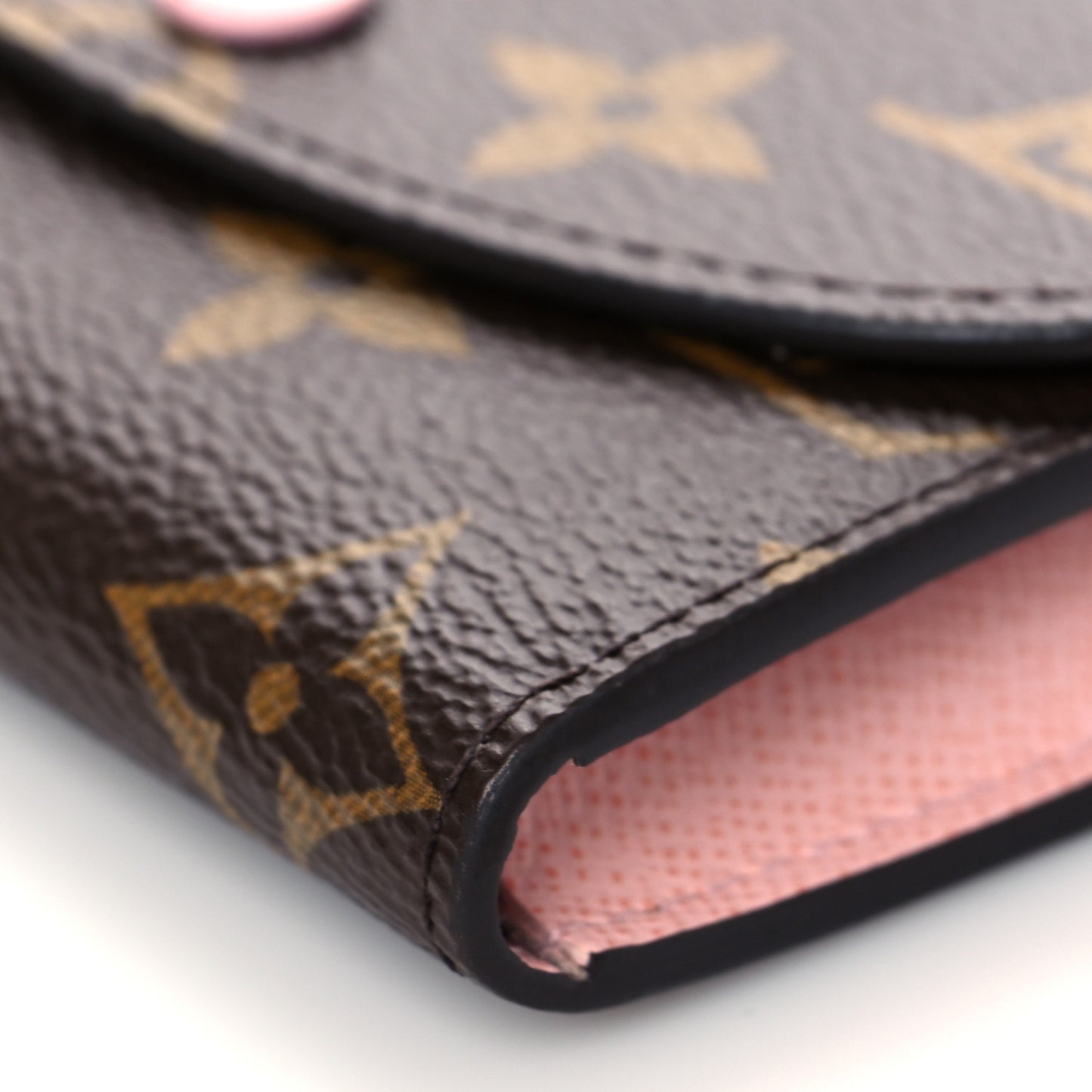 Monogram Rosalie Coin Purse Rose Ballerine