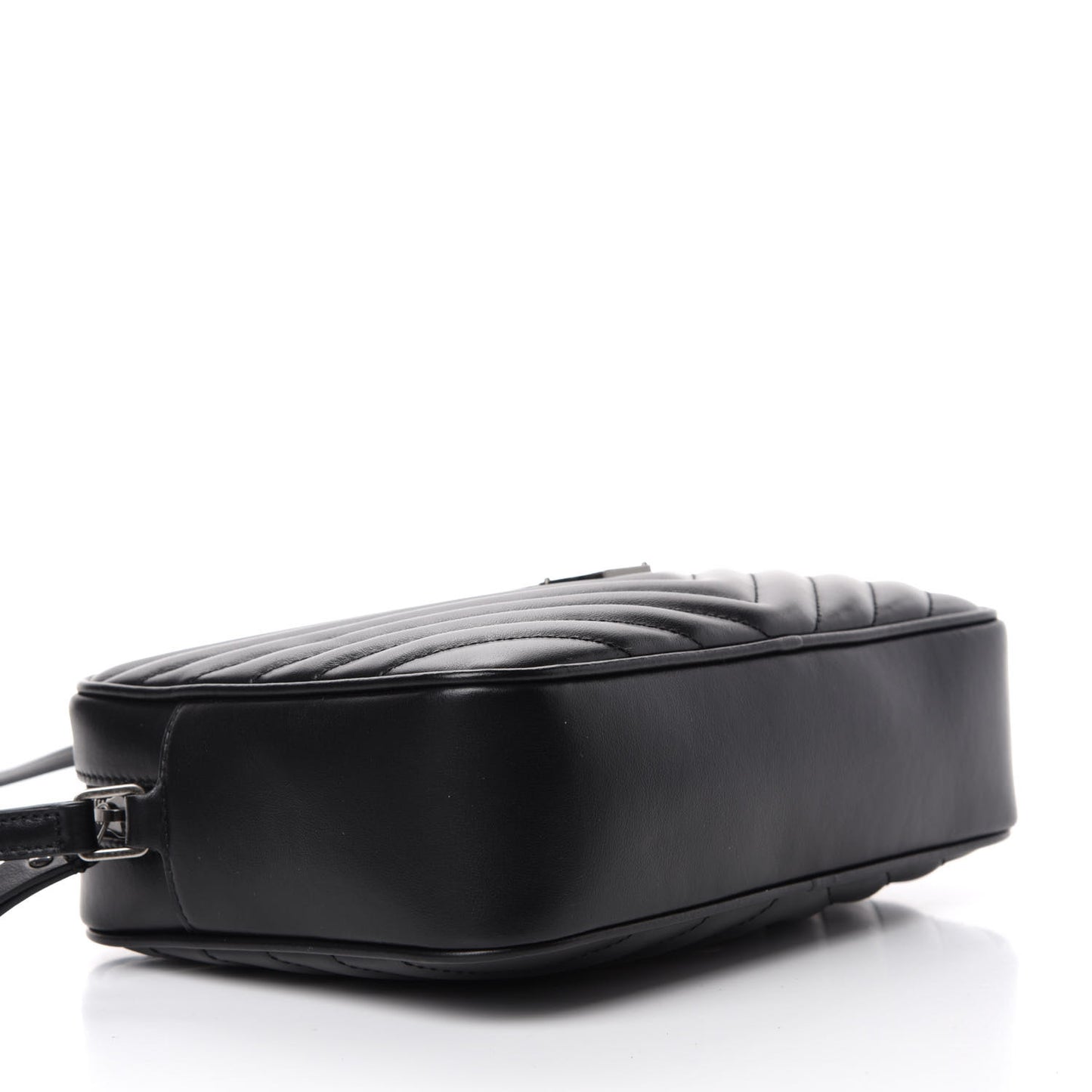 Calfskin Matelasse Monogram Lou Camera Bag Black