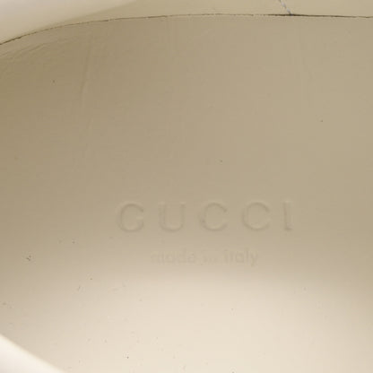 Gucci Calfskin Interlocking G Perforated Womens Ace Sneakers 39 White Grey Sky 9 of 11