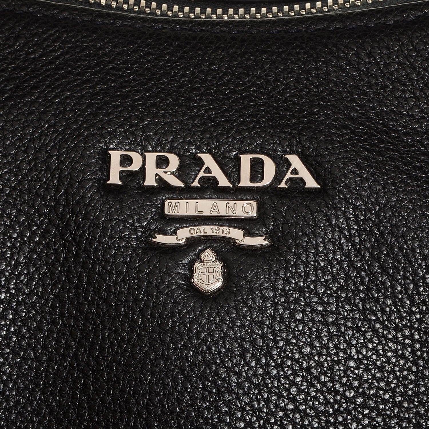 Prada Vitello Phenix Hobo Nero Black 10 of 10