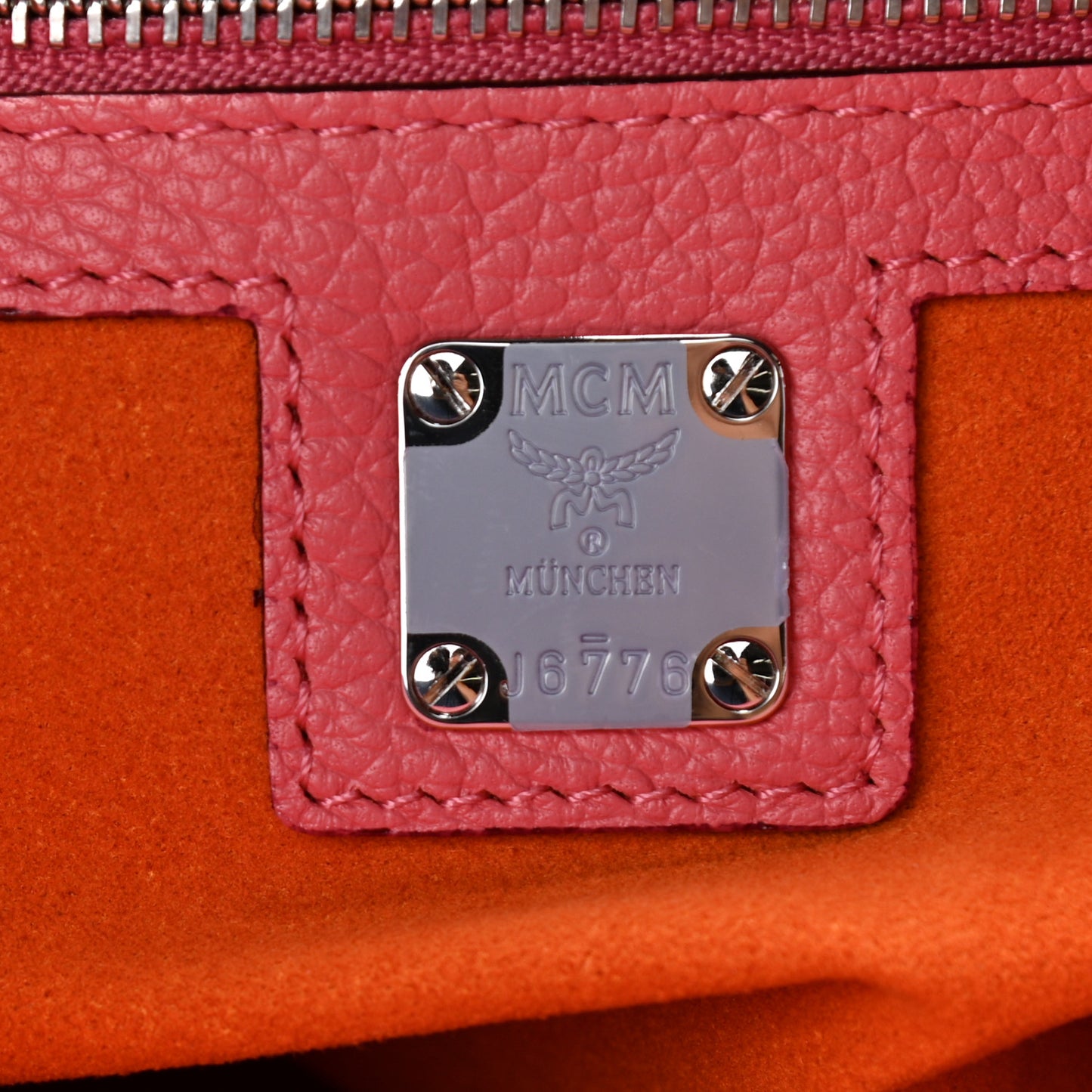 Grained Calfskin Patricia Park Avenue Hobo Pink