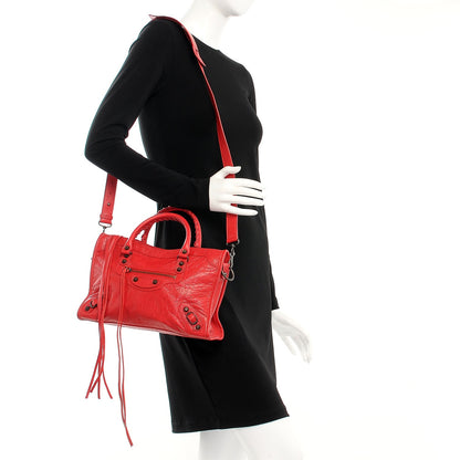 Balenciaga Agneau Classic Hardware S City Rouge Cardinal 2 of 8