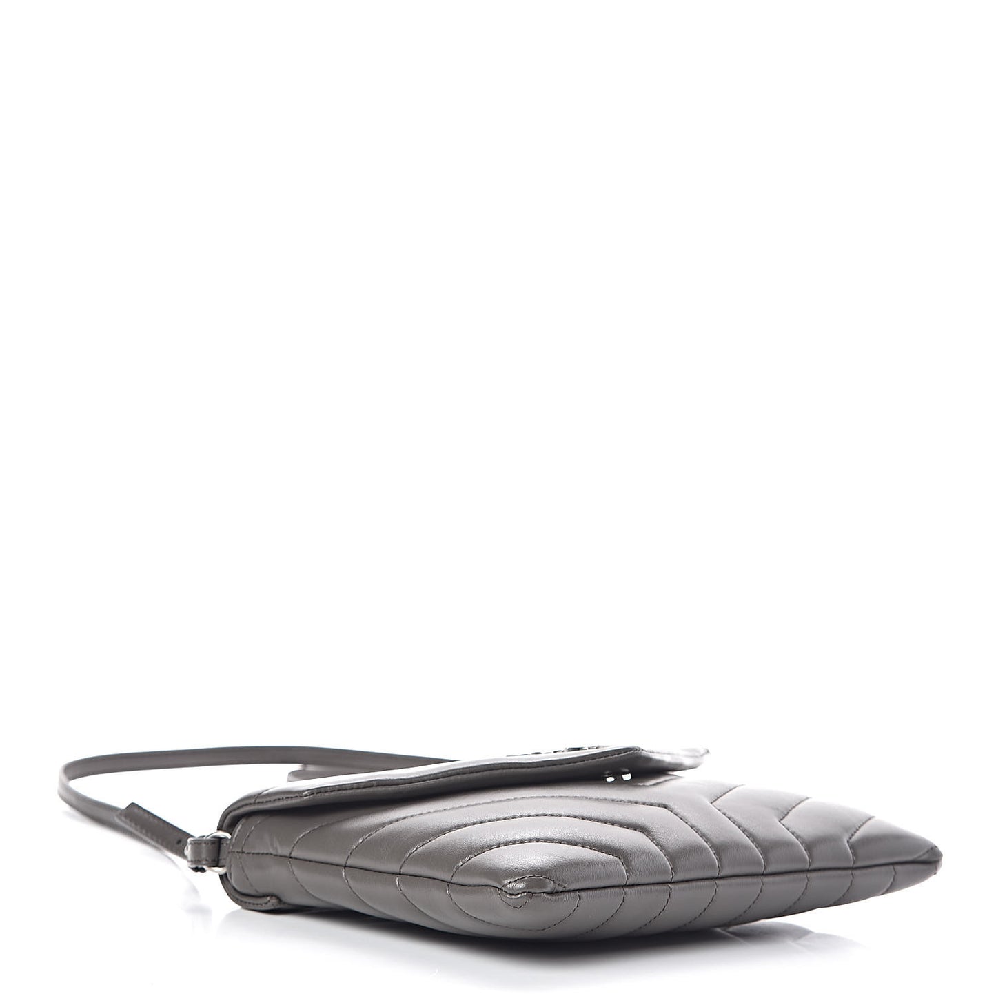 Calfskin Y Quilted Monogram Loulou Flap Bag Earth
