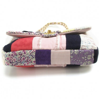 Chanel Fabric Patchwork Medium Flap Bag 4 of 12