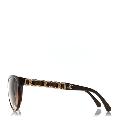 Chanel Acetate CC Chain Sunglasses 5215Q Tortoise Brown 3 of 8