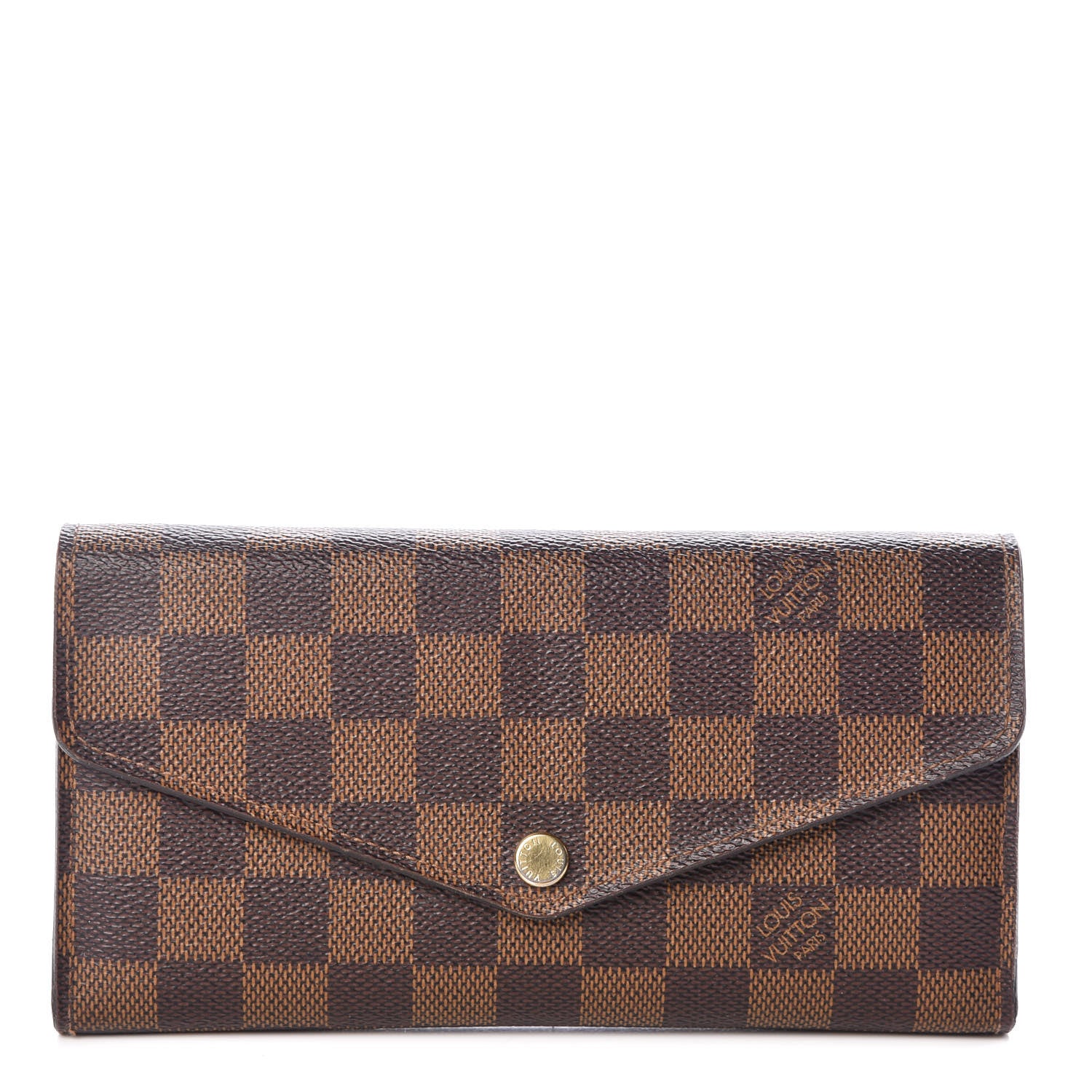 Louis Vuitton Damier Ebene Sarah Wallet NM 1 of 8