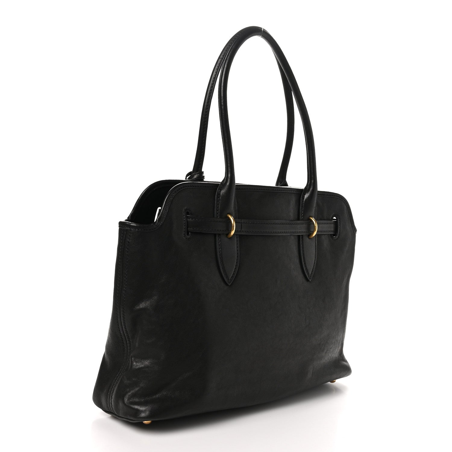 Miu Miu Nappa Medium Aventure Bag Black 3 of 10
