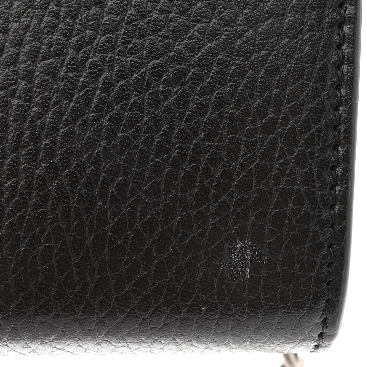 Calfskin Mini Dionysus Chain Wallet Black