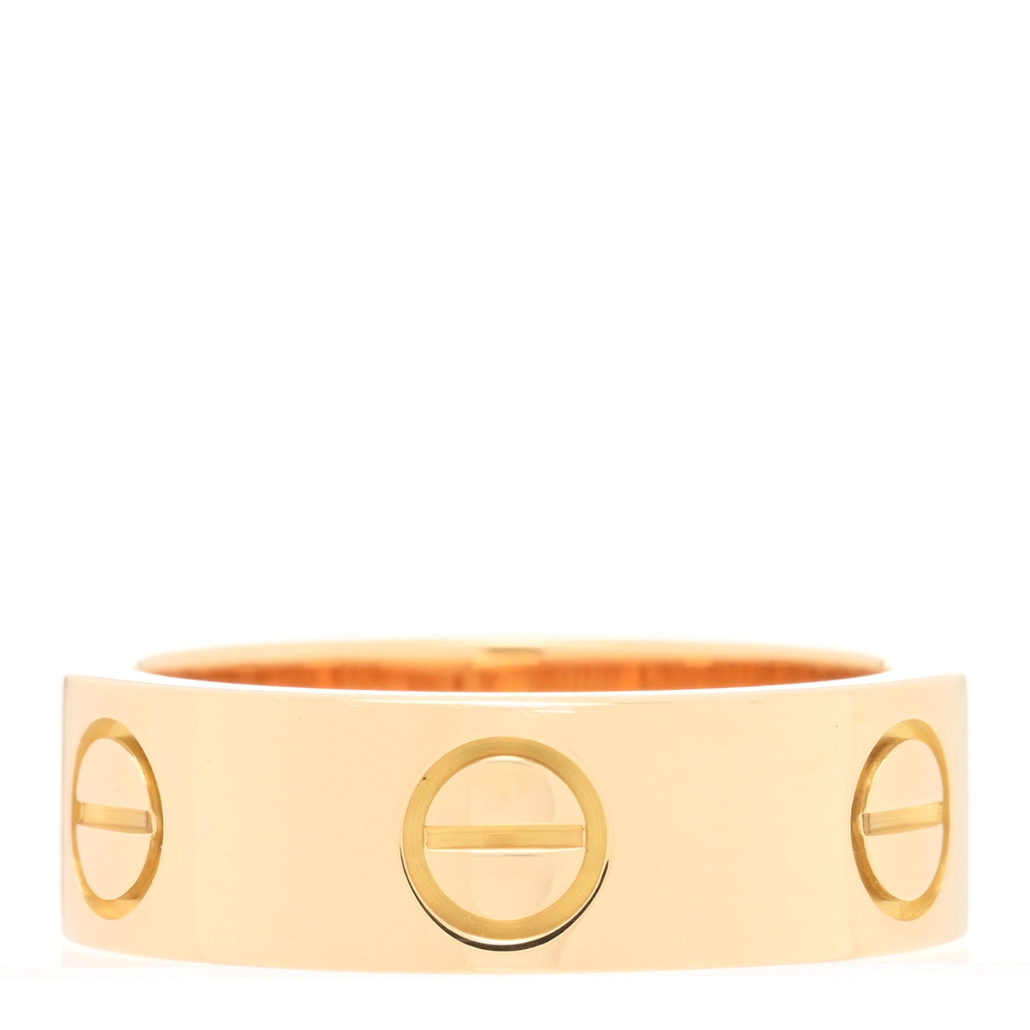 18K Yellow Gold 5.5mm LOVE Ring 48 4.5