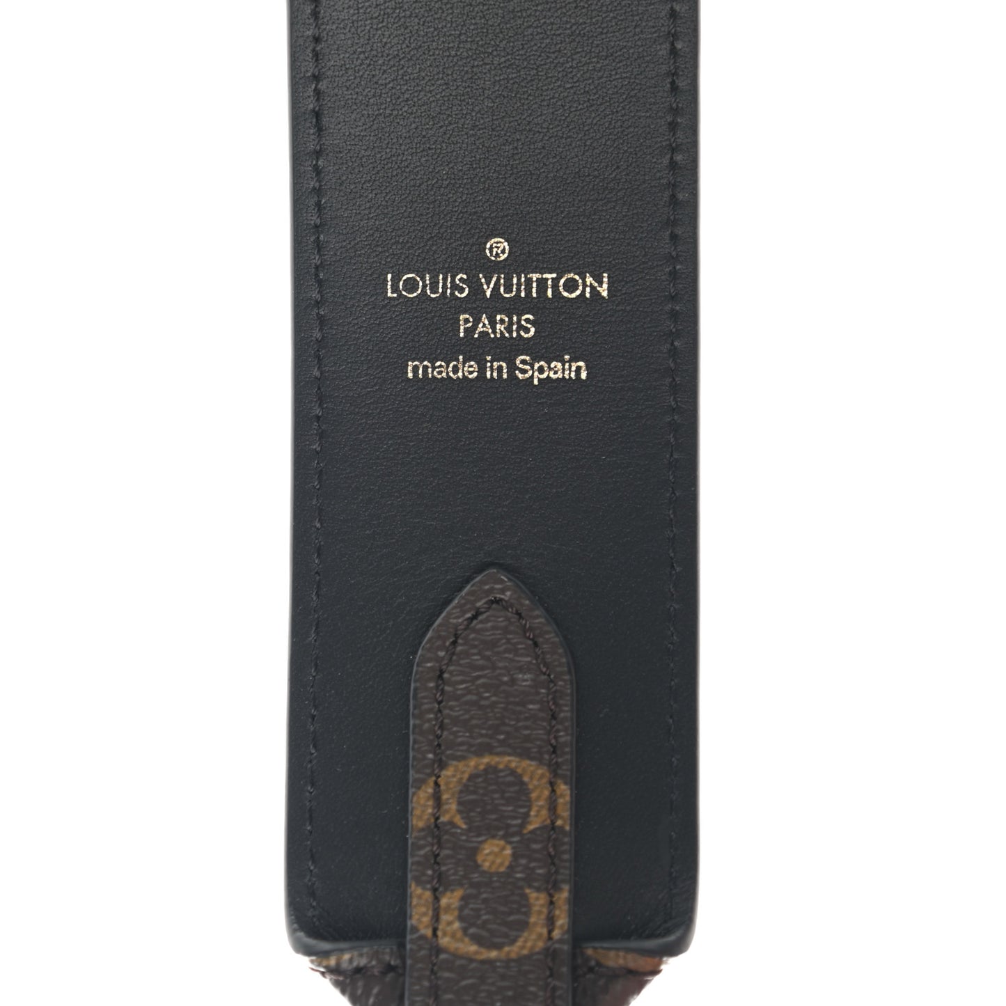 Monogram Bandouliere Shoulder Strap Black