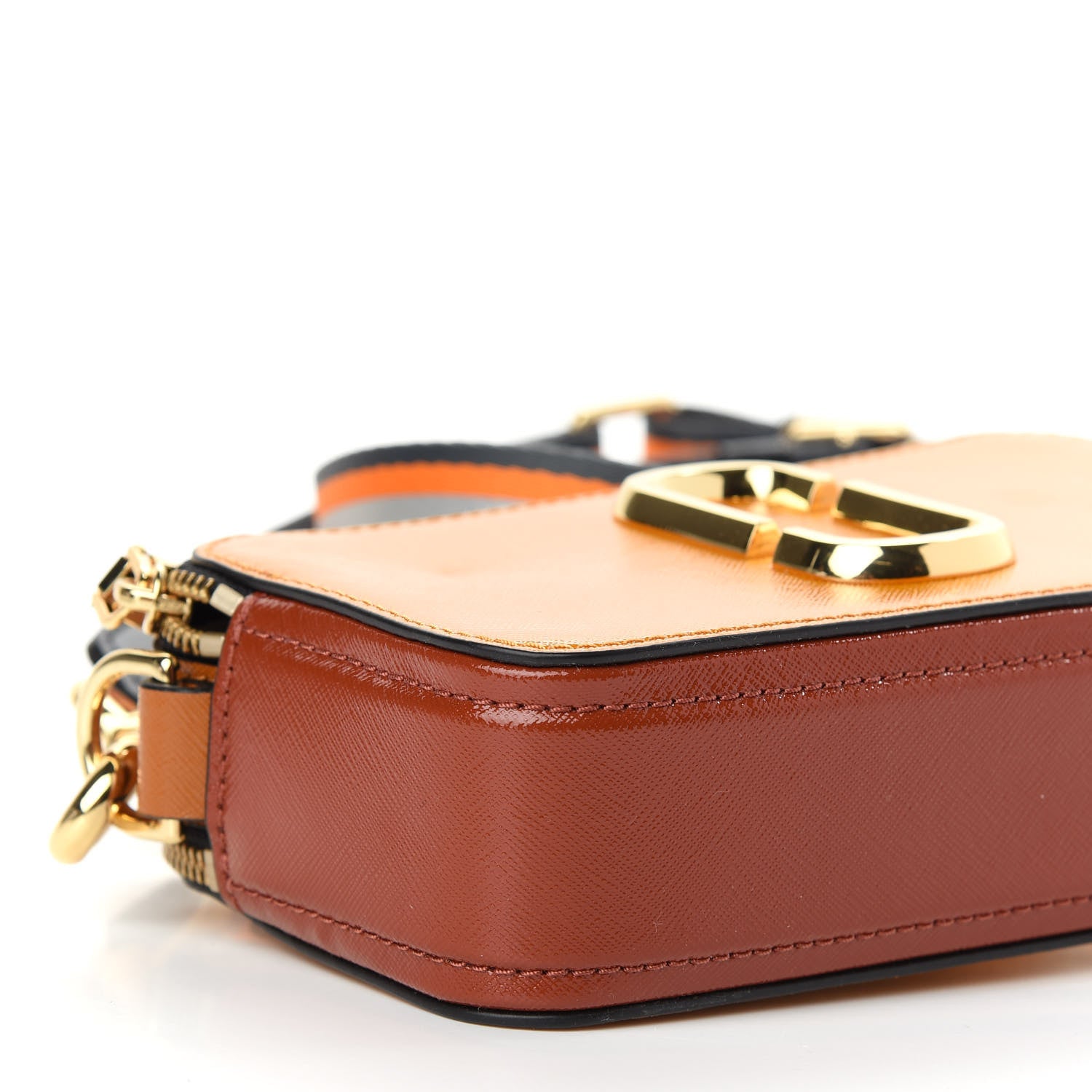 Marc Jacobs Saffiano Small Snapshot Camera Bag Yellow Multi 10 of 11