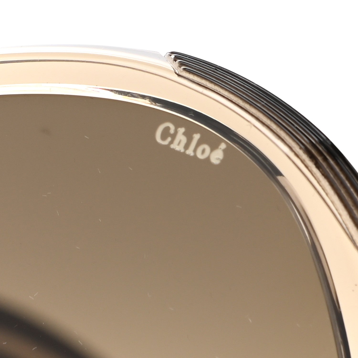 Chloe Oversized Round Sunglasses CE651S Gold 4 of 8