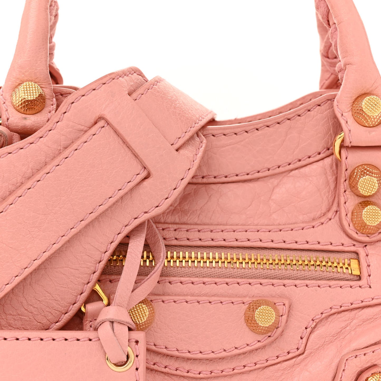 Agneau Giant 12 Gold Hardware Mini City Rose Peche