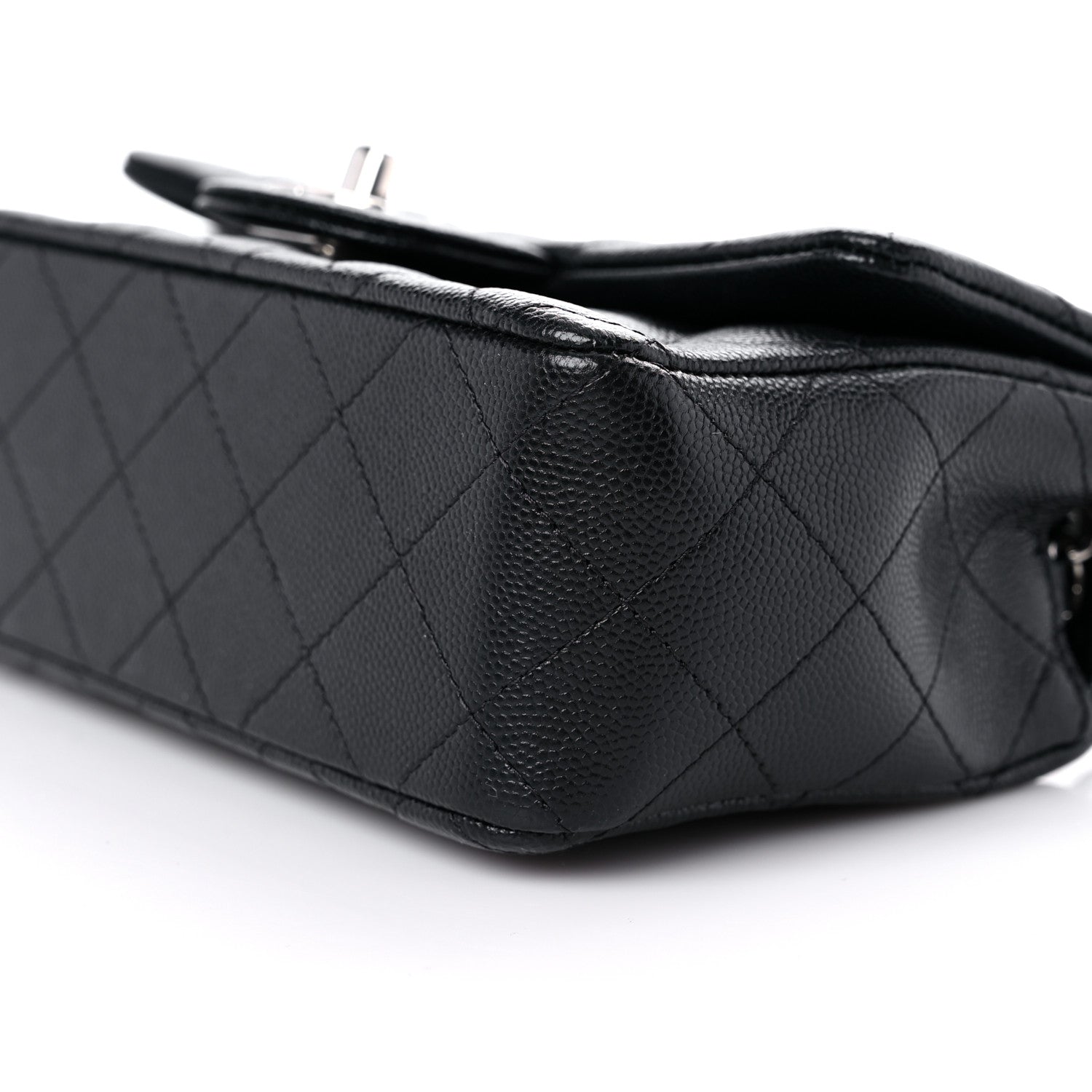 Chanel Caviar Quilted Mini Rectangular Flap Black 9 of 10