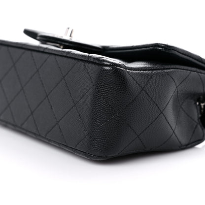 Chanel Caviar Quilted Mini Rectangular Flap Black 9 of 10