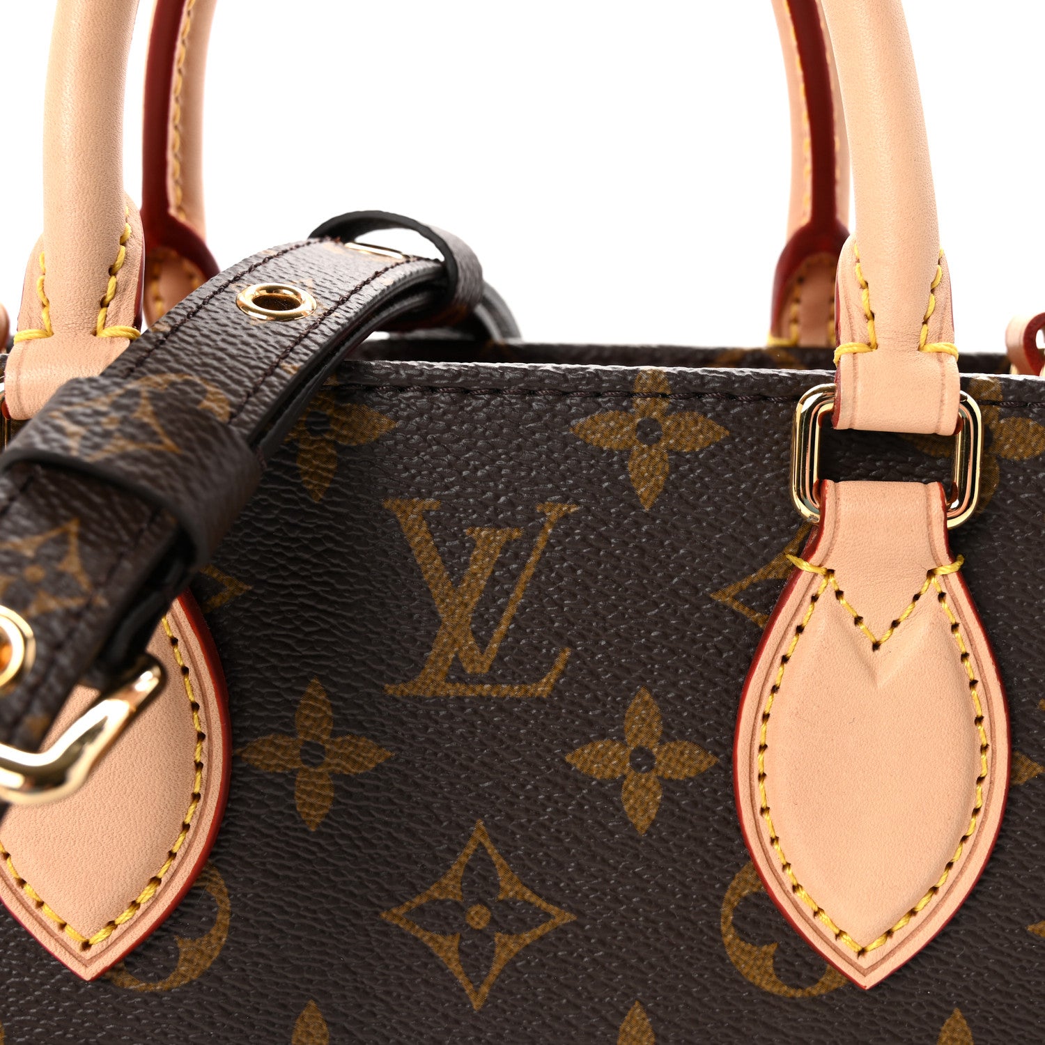 Louis Vuitton Monogram Sac Plat BB 7 of 9