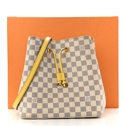 Louis Vuitton Damier Azur Neonoe MM Pineapple 10 of 10