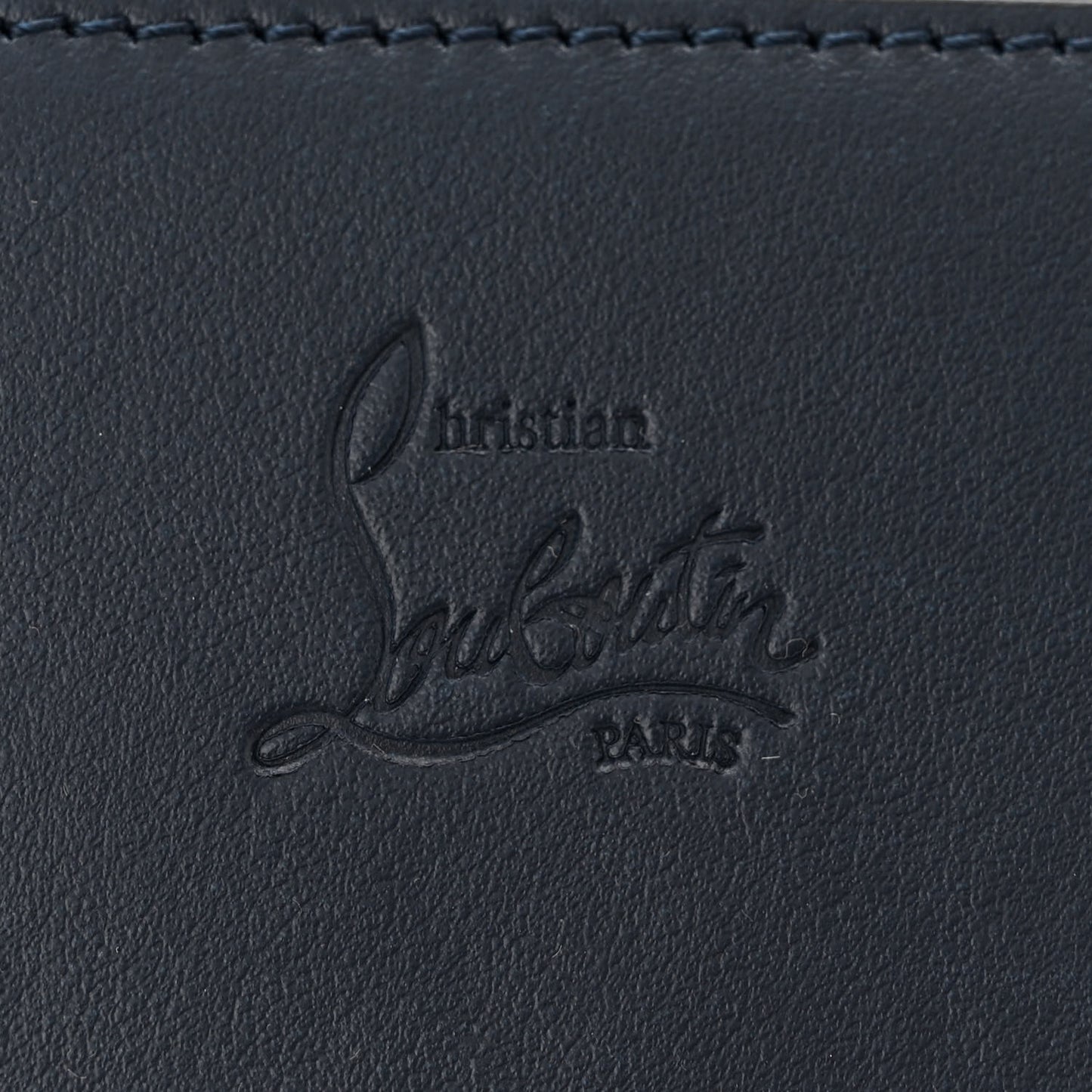 Calfskin Loubi54 Crossbody Clutch Marine