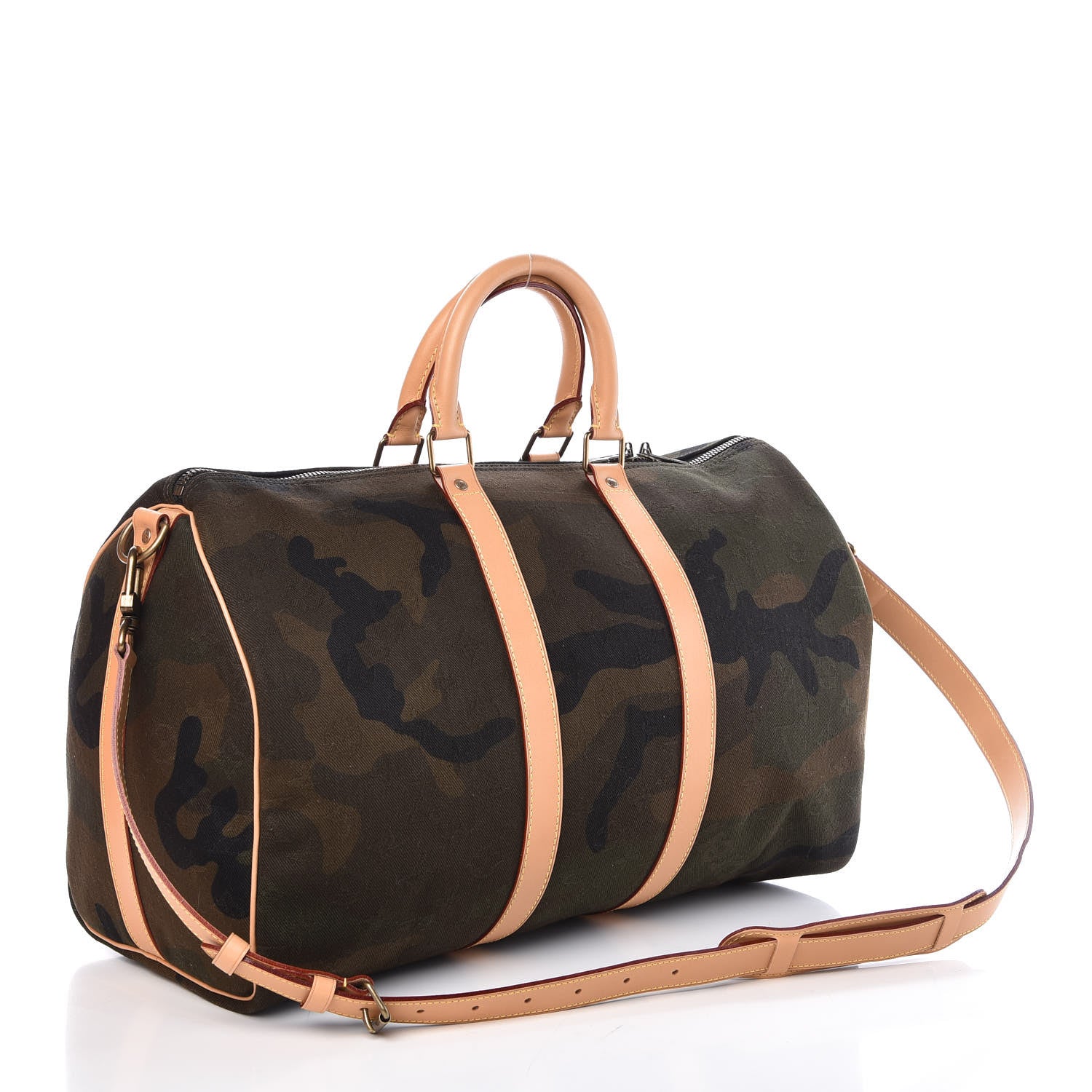 Louis Vuitton X SUPREME Monogram Camouflage Keepall Bandouliere 45 3 of 10