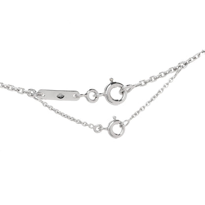 Cartier 18K White Gold Diamond Small Hearts and Symbols Pendant Necklace 5 of 5