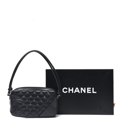 Chanel Calfskin Quilted Cambon Pochette Black 11 of 11