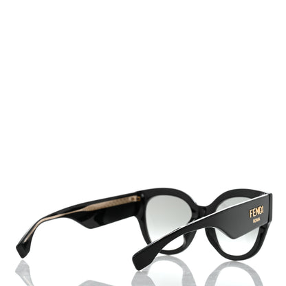 Fendi Acetate Cat Eye Sunglasses FF0452 Black 4 of 8