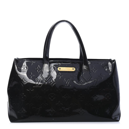 Louis Vuitton Vernis Wilshire PM Blue Infini 1 of 9