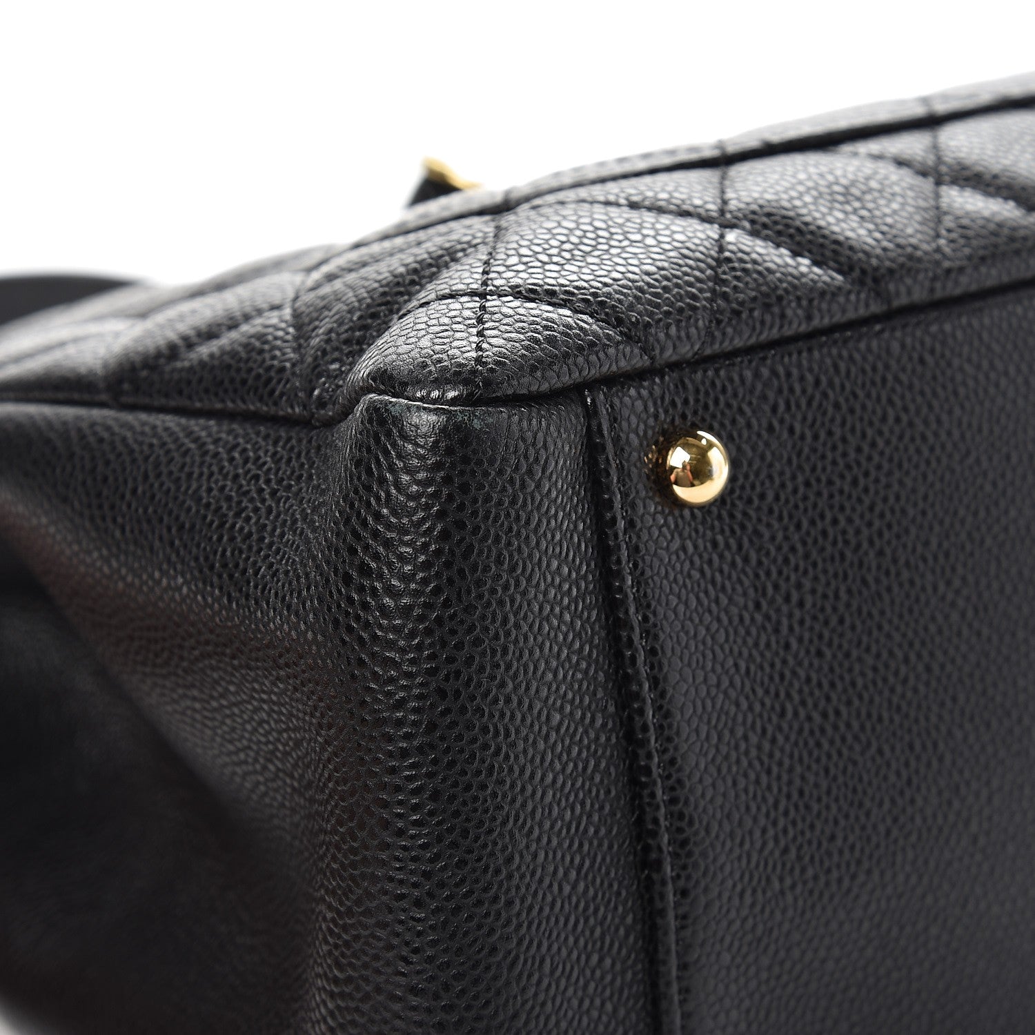 Chanel Caviar Quilted XL Grand Shopping Tote GST Black 10 of 11