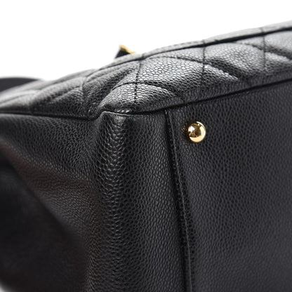 Chanel Caviar Quilted XL Grand Shopping Tote GST Black 10 of 11
