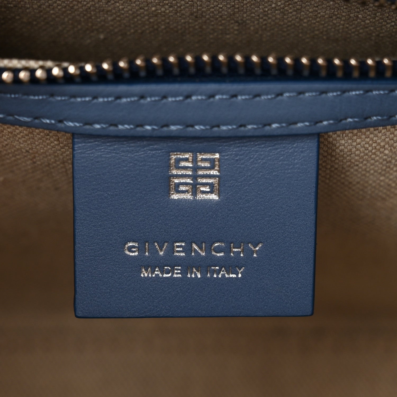 Givenchy Denim Calfskin 4G Mini Antigona Blue 6 of 11
