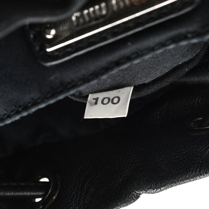 Miu Miu Paillettes Mate Bucket Bag Black 8 of 11